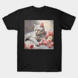 Silver Bengal Cat T-Shirt